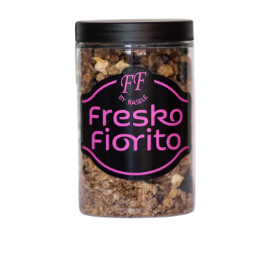 GRANOLA AR LIOFILIZĒTĀM MANGO UN OGĀM 400 ml.